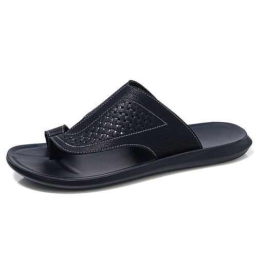 Bequeme Herren-Sandalen zum Hineinschlüpfen, leicht und atmungsaktiv, ideal für Strand und Pool. Image