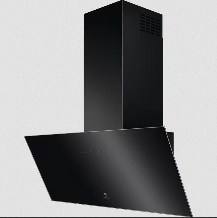 AEG Electrolux Kopffreie Wand-Dunstabzugshaube / Abluft oder Umluft / 90cm / C / Touch-Bedienung LFV439K