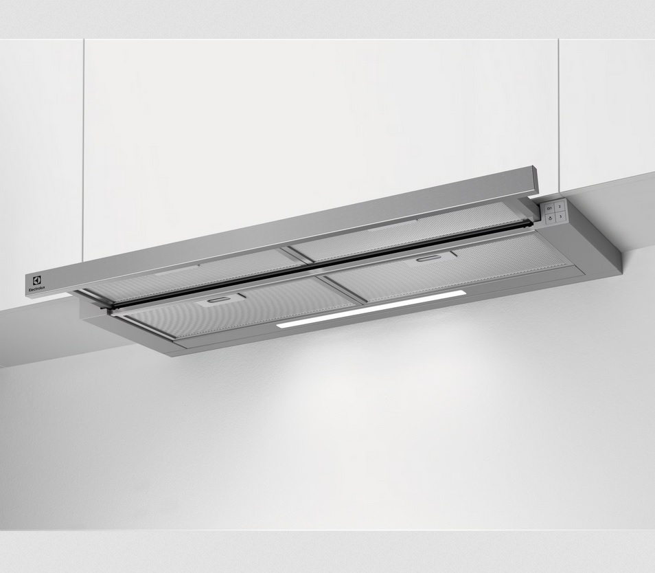 AEG Electrolux Flachschirm-Dunstabzugshaube / Abluft oder Umluft / 90cm LFP419X Image