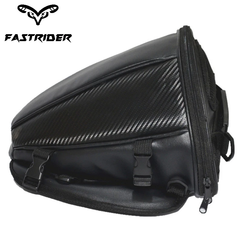 Borsa da coda per moto impermeabile Borsa da sella per bagagli sportivi Borsa da sella posteriore per moto Borsa per sedile posteriore laterale per scooter