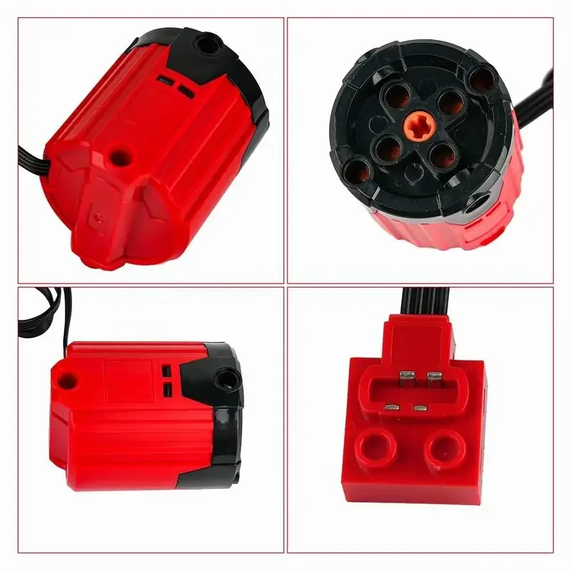 8882 XL Motor Red PLus Bausteine MOC Technologie Teile Power Funktionen Power Motor für logoeds DIY Auto Lkw Power Up Image