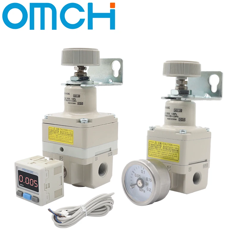 SMC-Typ Präzisions-Druckregler-Sammlung, pneumatischer Luftregler IR2000 IR1000, digitales einstellbares Ventil für Labormedizin Image