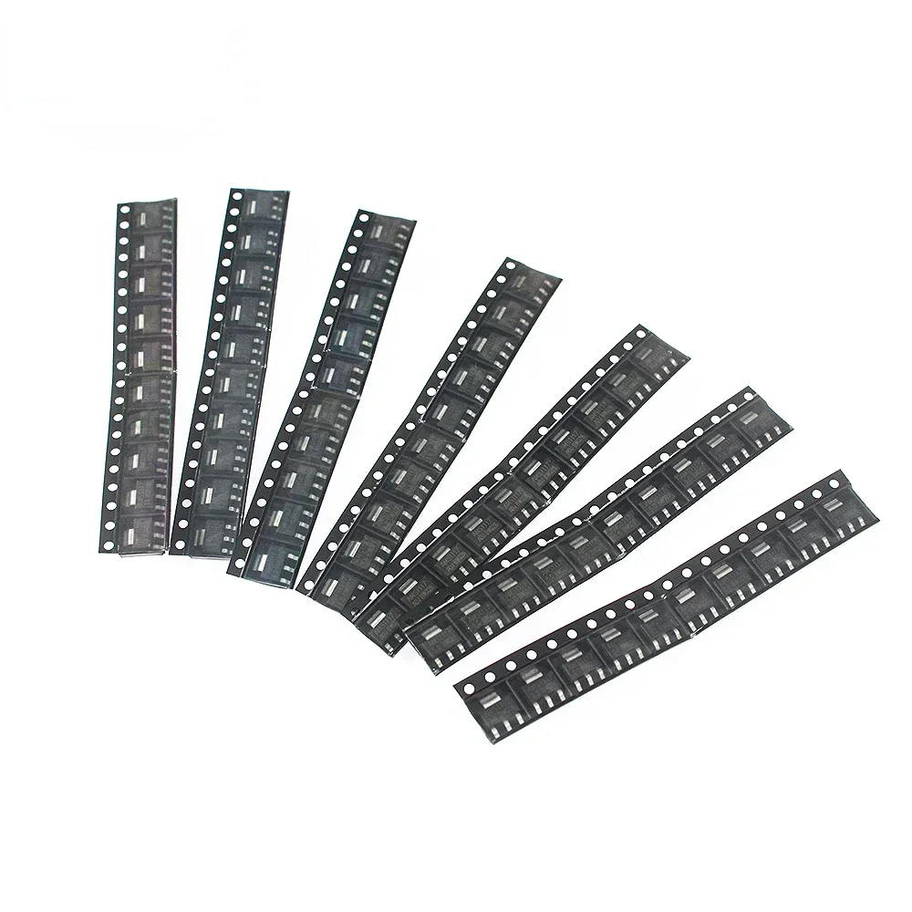 70PCS AMS1117 Spannungsregler Kit SOT-223 AMS1117-3,3 V AMS1117-ADJ AMS1117-2,5 V AMS1117-1,5 V AMS1117-1,8 V AMS1117-5,0 V 1,2 V-5 V Image
