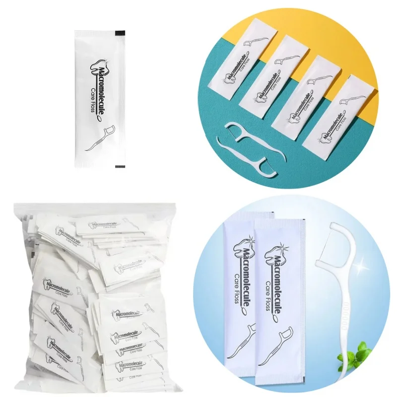 Ys00072-Einweg-Zahnseide unabhängige Verpackung tragbare Zahnseide stangen 300er Pack Image