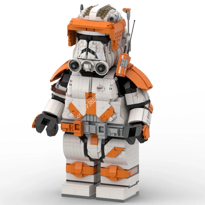 2809-teiliger Moc Klon-Trooper Kommandant Cody Phase 2 Megafigur Ausstellungsmodell Bausteine DIY Lernspielzeug Geburtstagsgeschenk Image