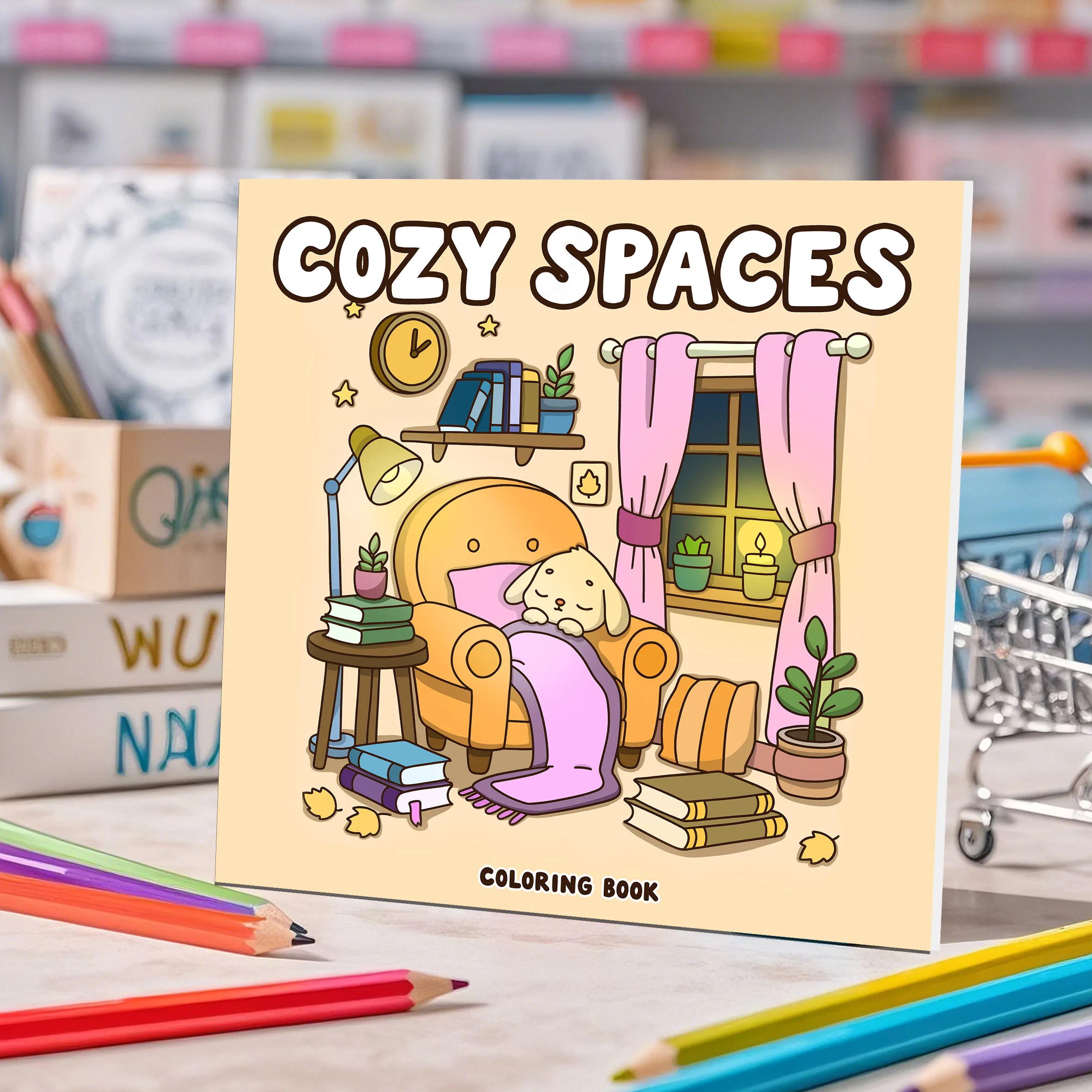 Malbuch mit 24 Seiten für Kinder – 7,8-Zoll-Bilderbuch, perfektes Geschenk für Feiertage, Geburtstagsfeiern und Festivals Image