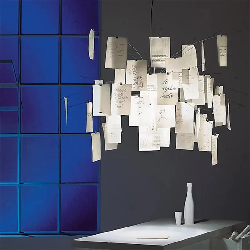Zettel'z Kronleuchter moderne Foto Licht DIY italienische Designer Lichter Innen LED für Wohnzimmer Home Decoration Lounge Licht