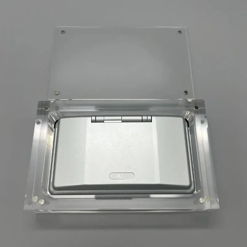 Hohe Transparenz Acryl Magnetische Abdeckung Konsole Display Box Aufbewahrungsbox für Nintendo DS Erste Generation Classic Fat DS Image