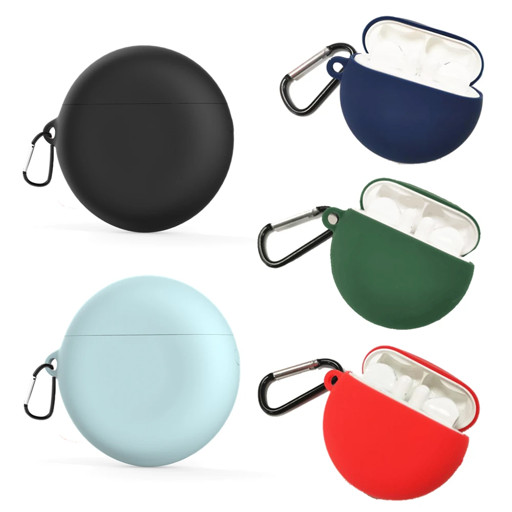 Für Huawei Freebuds 3 Kopfhörer Fall Silikon Abdeckung Mit Haken Protector Shell Für Freebuds 3 Drahtlose Bluetooth Kopfhörer Fällen Image