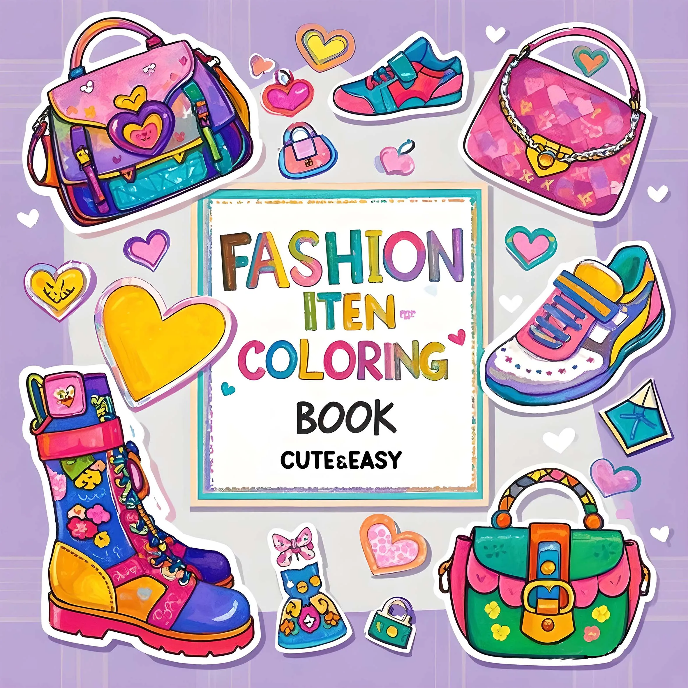 Niedliches und einfaches Malbuch Bold – einfach: Designs zur Entspannung mit schönen und unterhaltsamen Illustrationen für Erwachsene und Kinder Image