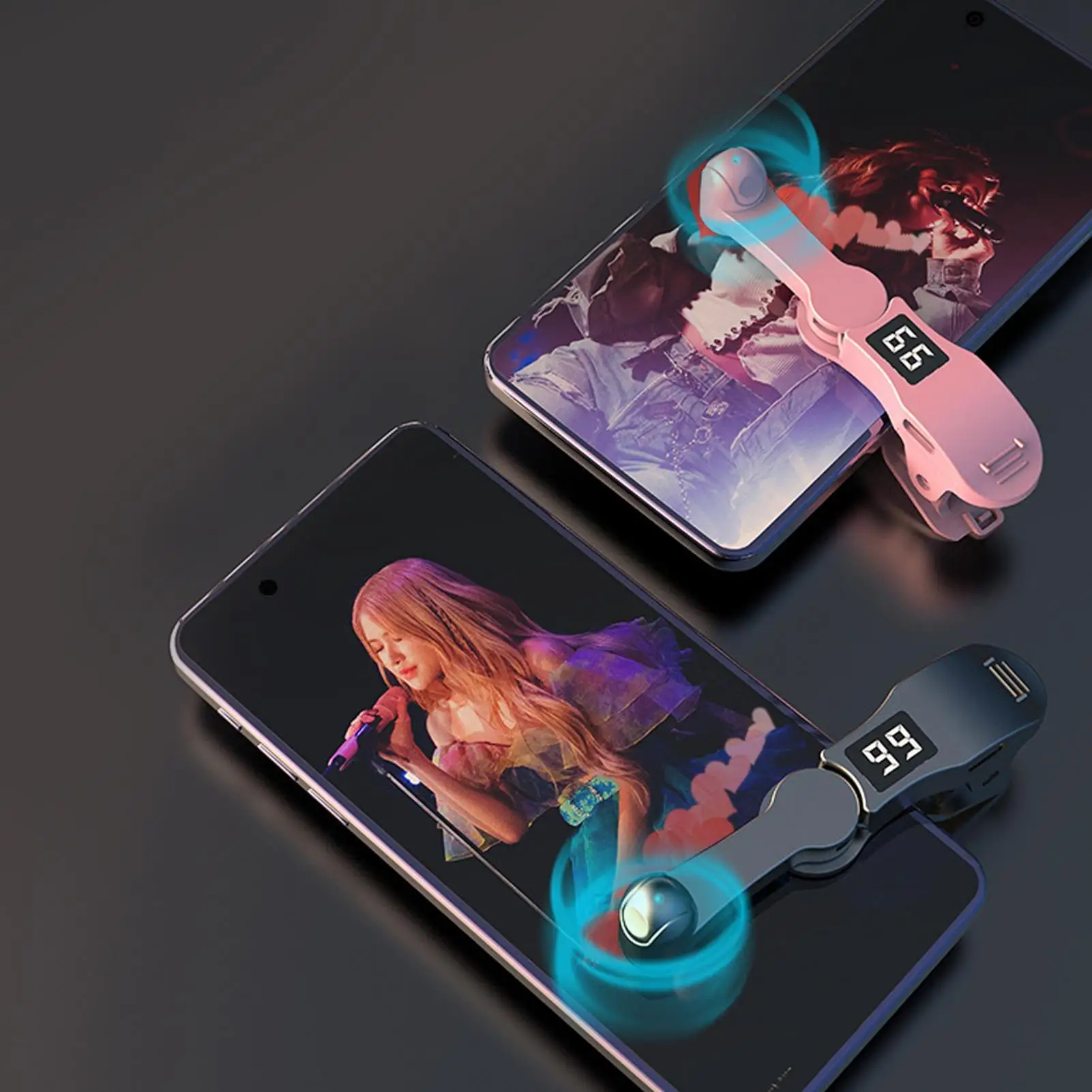 Bildschirm-Auto-Klicker für Smartphone-Apps, Video-Livestreaming-Gadget, Smartphone-Spiel, Bildschirm-Touch-Stativ, Bildschirm-Tapper-Zubehör
