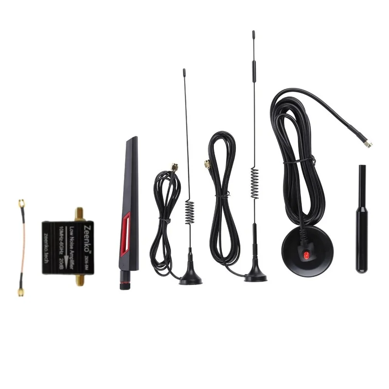 Neues Antennen-Kit + 6 GHz 20 dB LNA-Modul mit integriertem Akku für HackRF One Portapack H2 H2M H4M Image