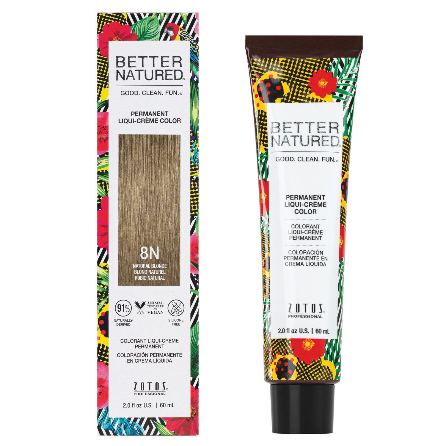 Better Natured 8N Natural Blonde Permanent Liqui-Crème Hair Color
