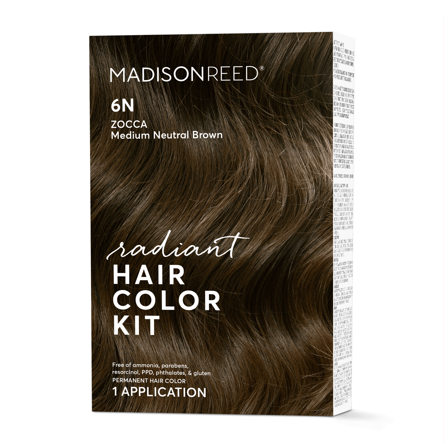Madison Reed Radiant Cream Color Permanent Hair Color Kit 6N Zocca Brown
