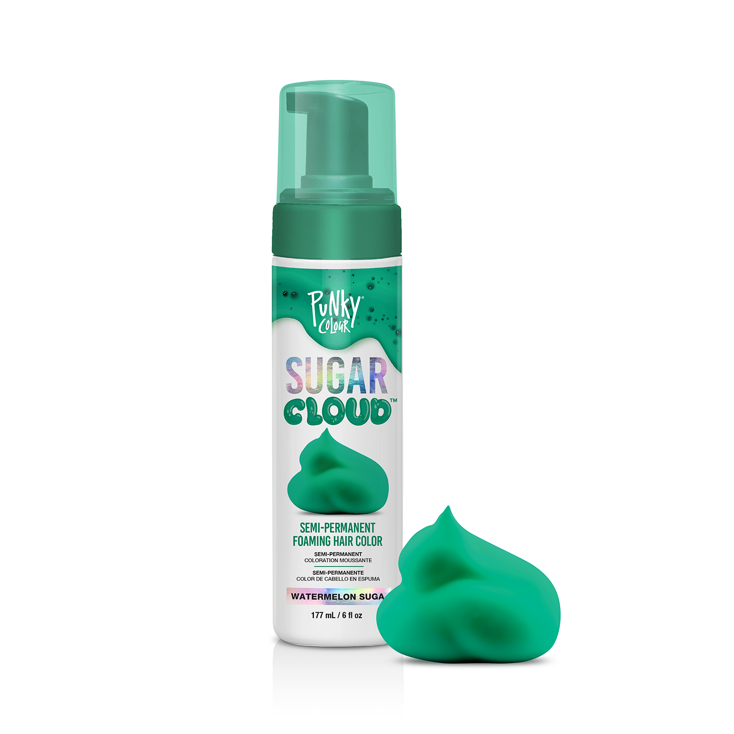 Punky Color Sugar Cloud Semi-Permanent Foaming Hair Color Watermelon Suga