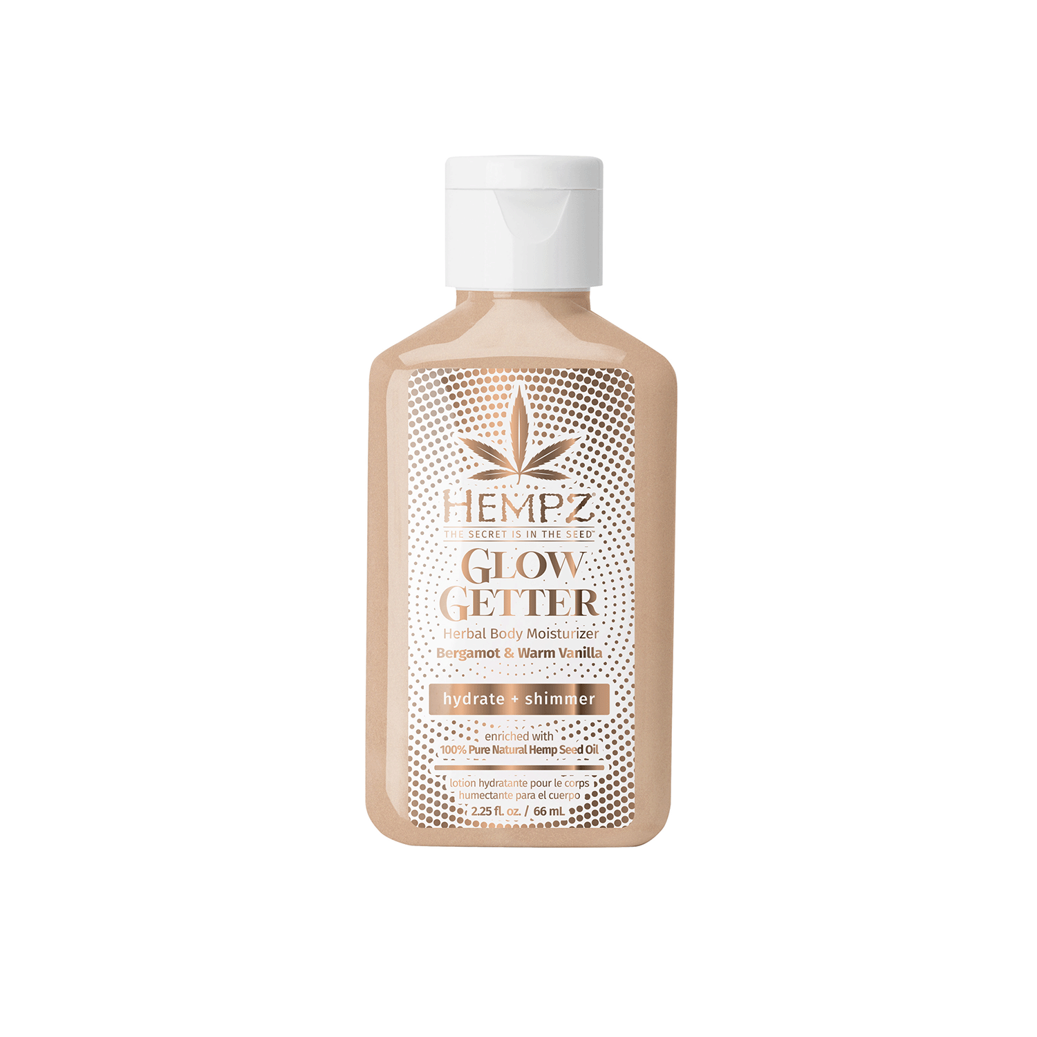 Hempz Mini Glow Getter Body Moisturizer 2.25 OZ