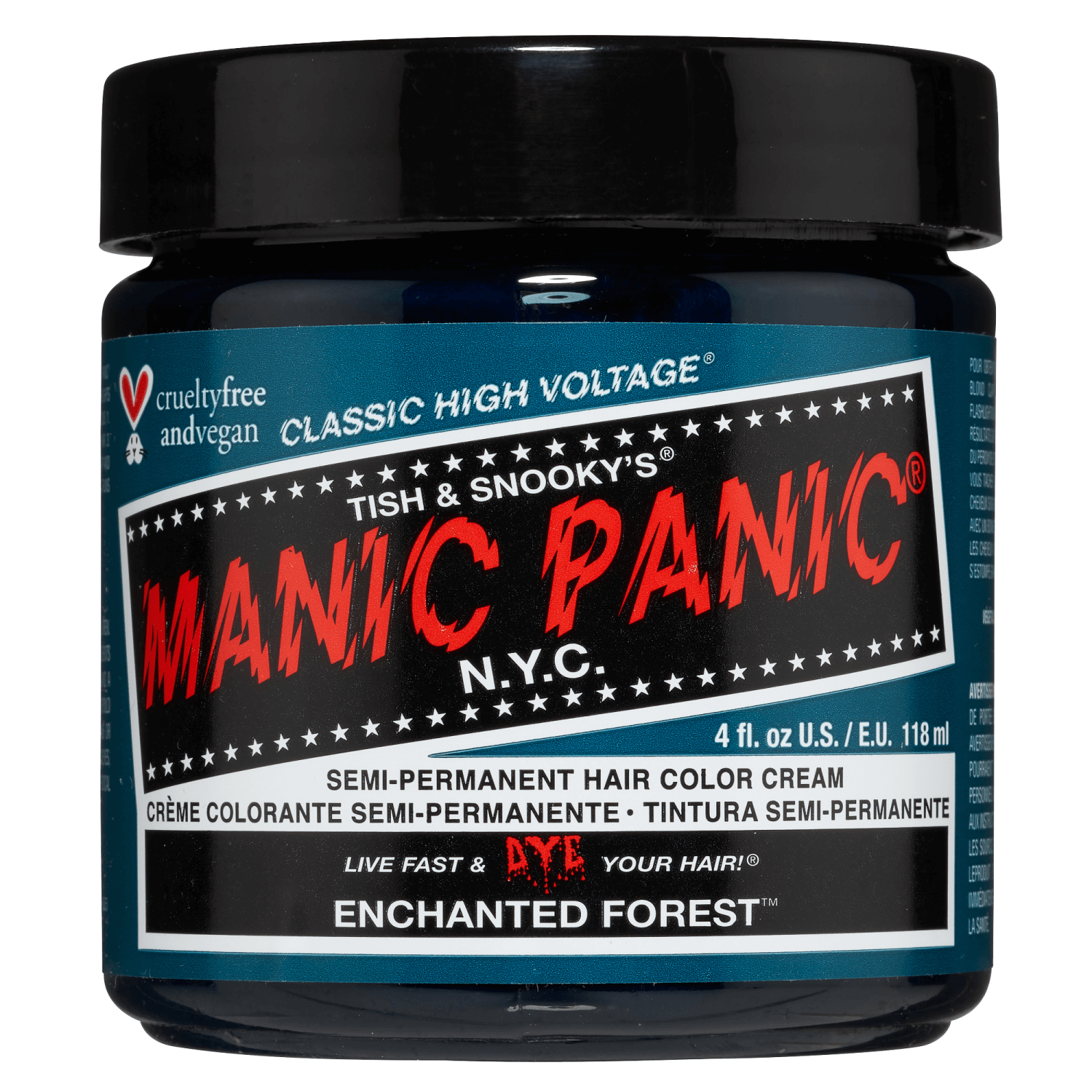 Manic Panic Enchanted Forest Semi Permanent Cream Hair Color 4 oz