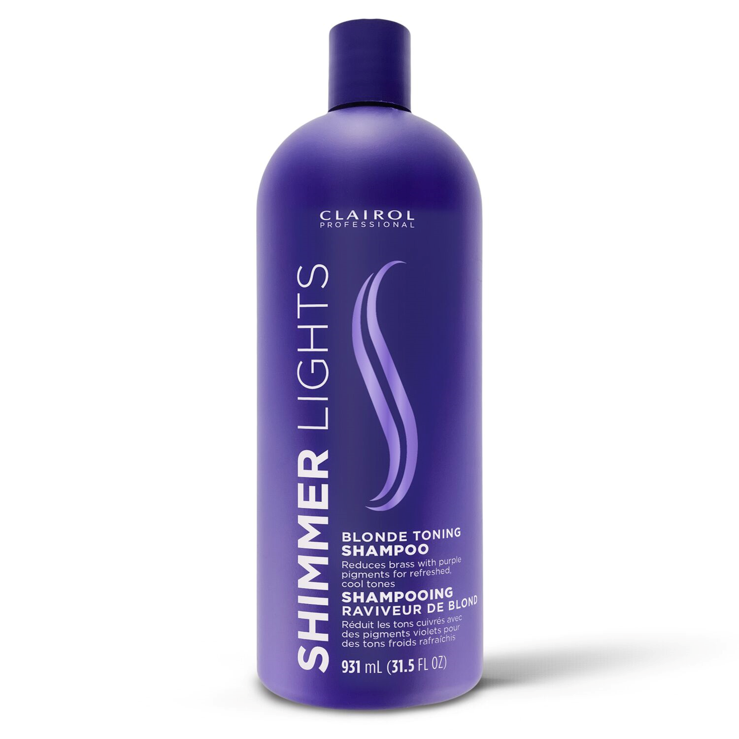 Clairol Professional Shimmer Lights Conditioning Purple Shampoo for Blonde & Silver 31.5 oz 31.5 Oz
