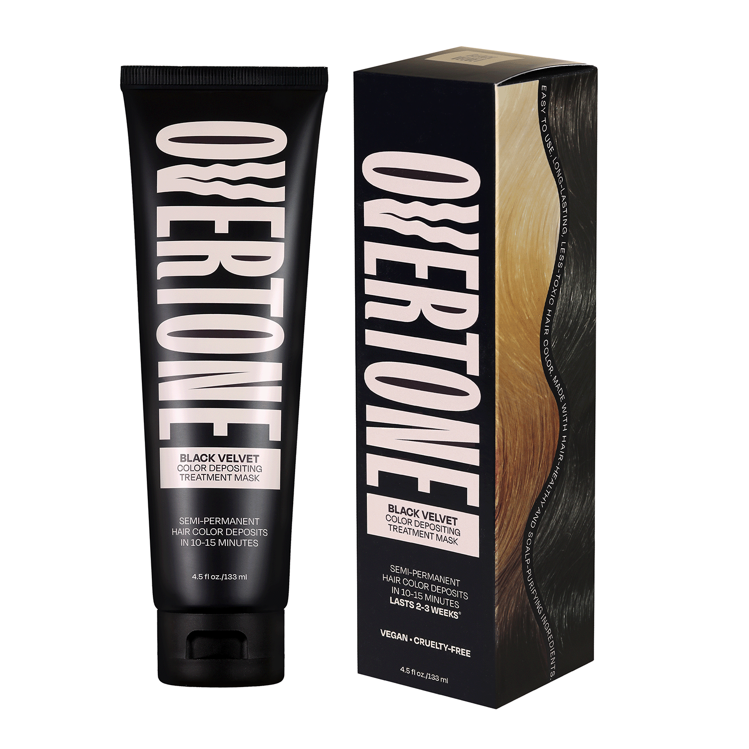 Overtone Color Depositing Treatment Mask Black Velvet