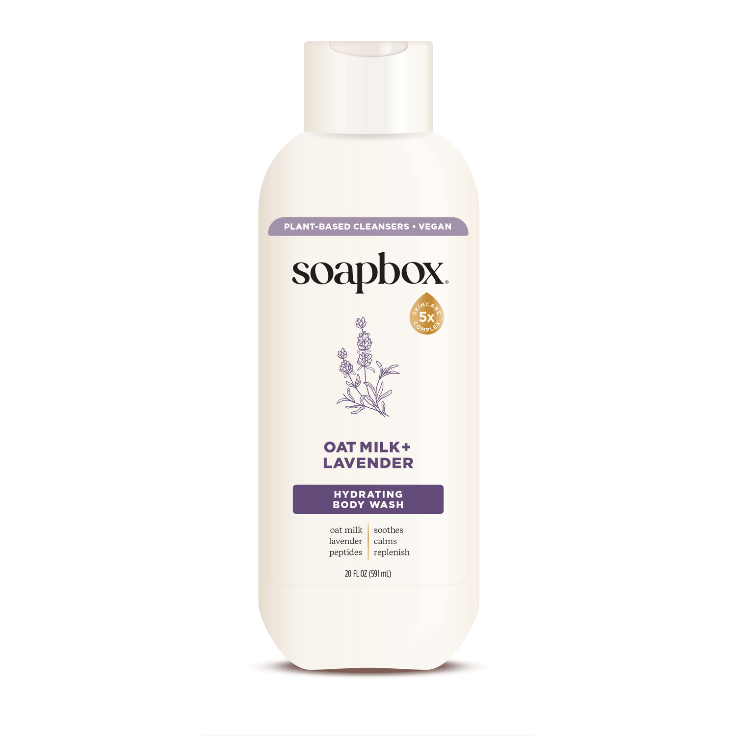 Soapbox Oat Milk + Lavender Nourishing Body Wash
