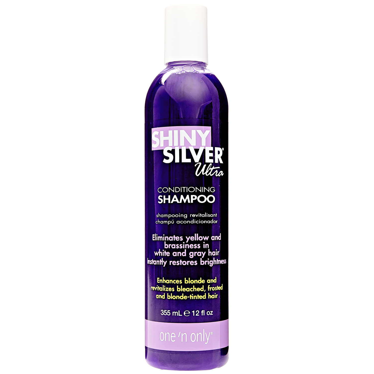 One 'n Only Shiny Silver Ultra Conditioning Shampoo 12 fl oz 12.5 Oz