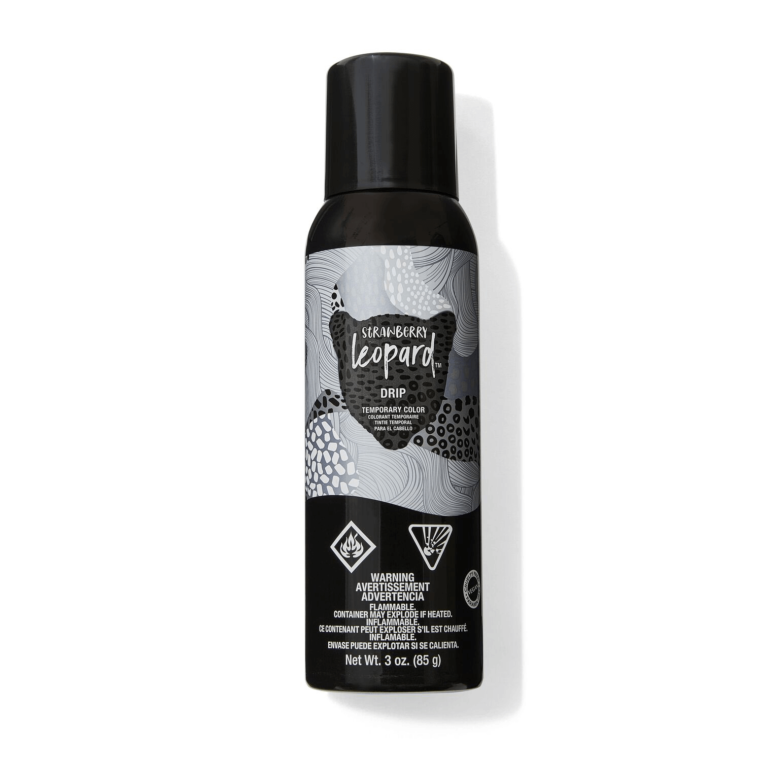 Strawberry Leopard Drip Temporary Hair Color Spray 3 oz