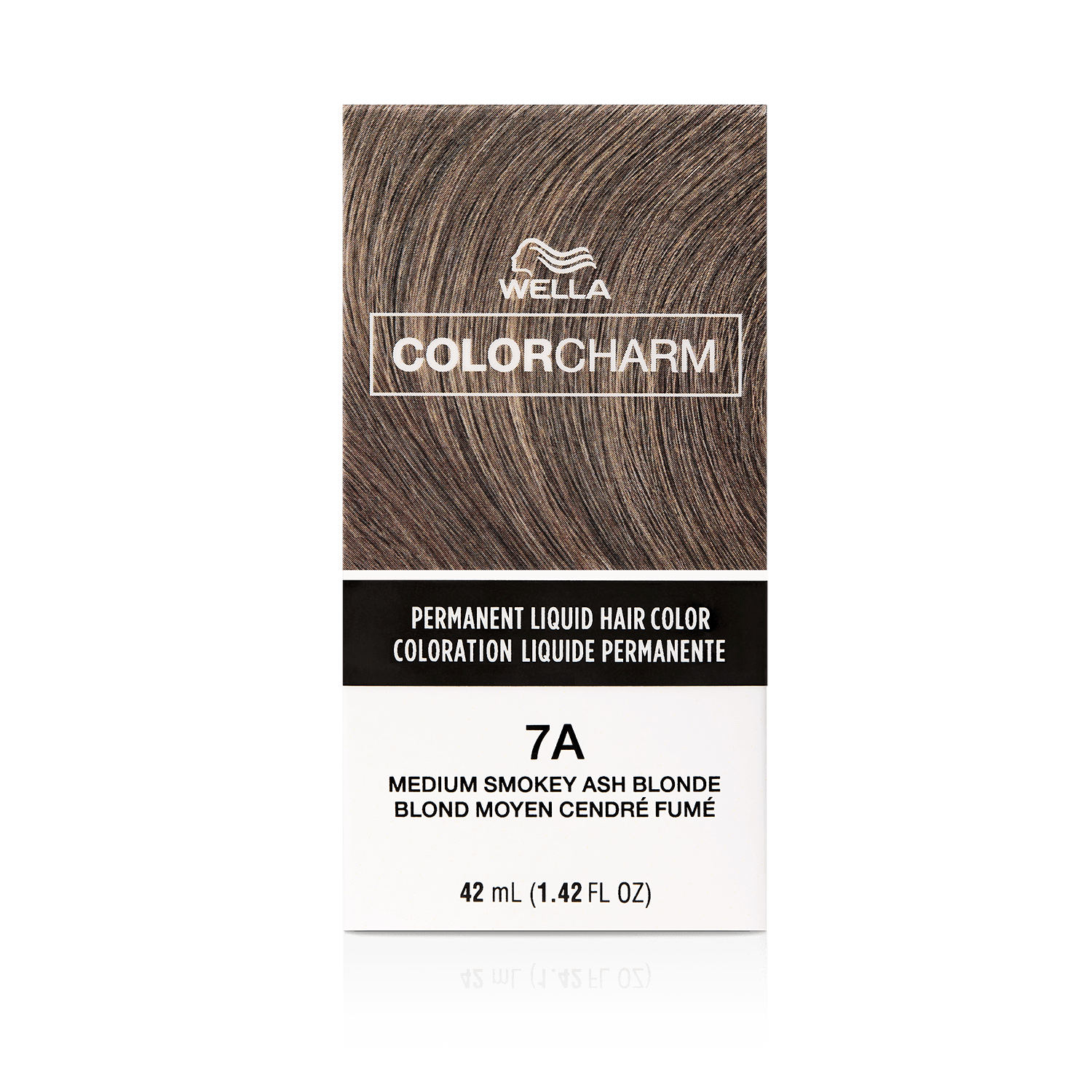 Wella 7A Medium Smokey Ash Blonde Permanent Liquid Hair Color 1.42 Oz