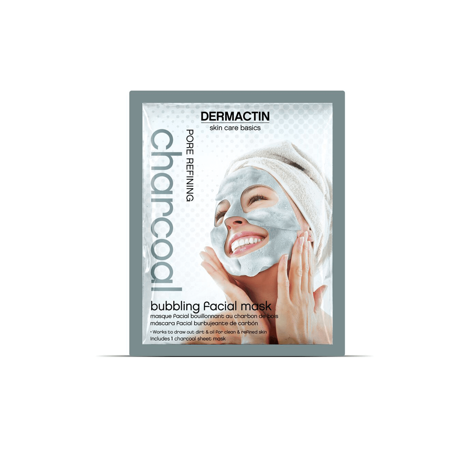 Dermactin-TS Charcoal Bubble Face Mask