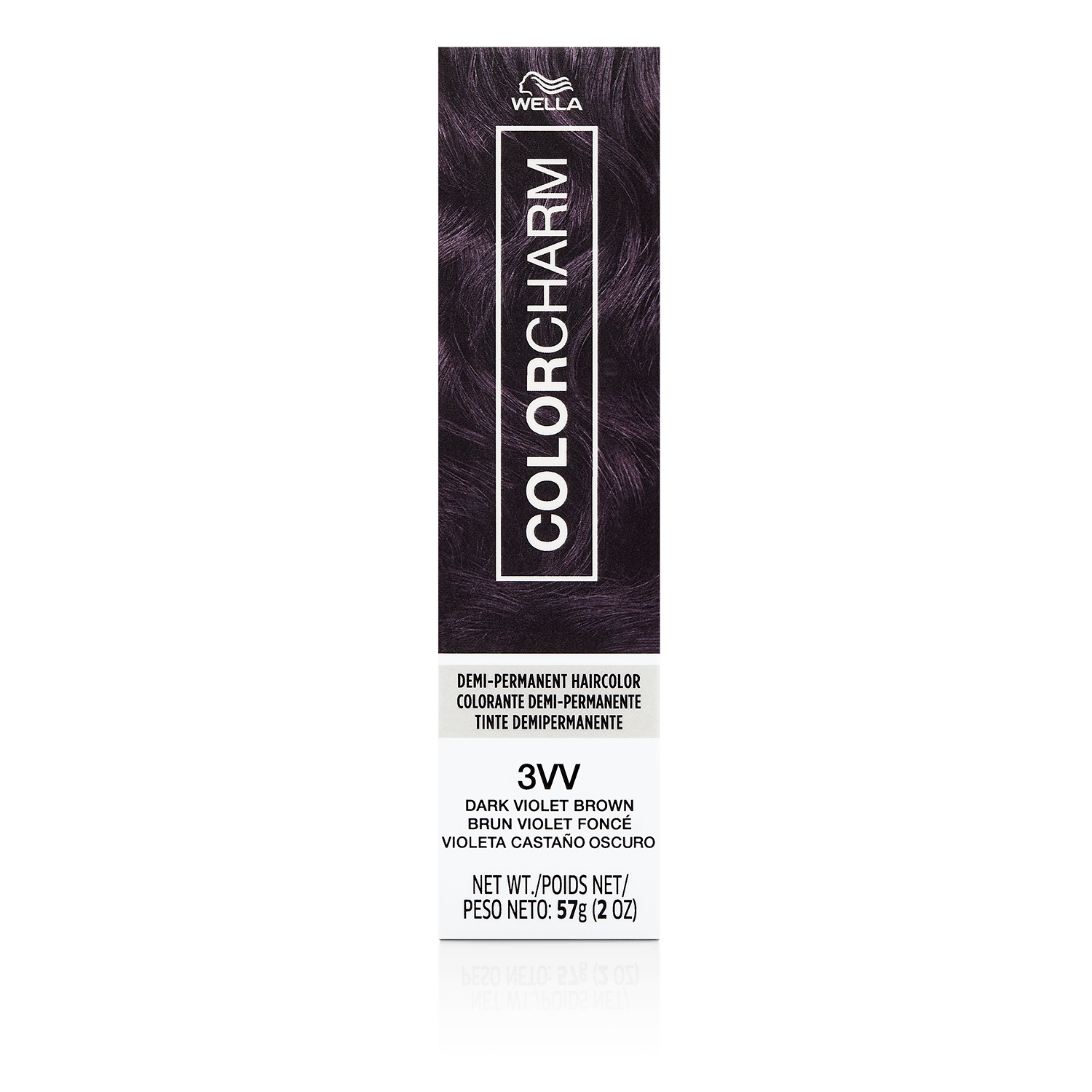 Wella 3VV Dark Violet Brown Demi Permanent Cream Hair Color