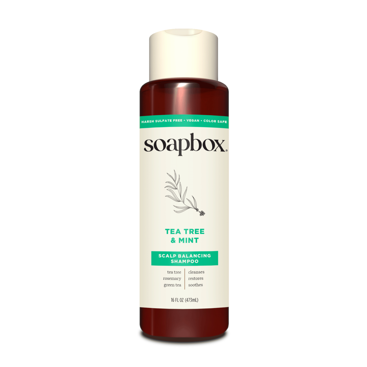 Soapbox Tea Tree Clean & Purify Shampoo 16 oz 16 Oz