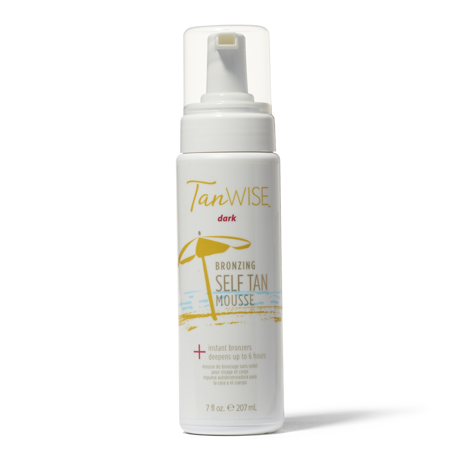 Tanwise Dark Bronzing Sunless Mousse 7 oz - Tanwise