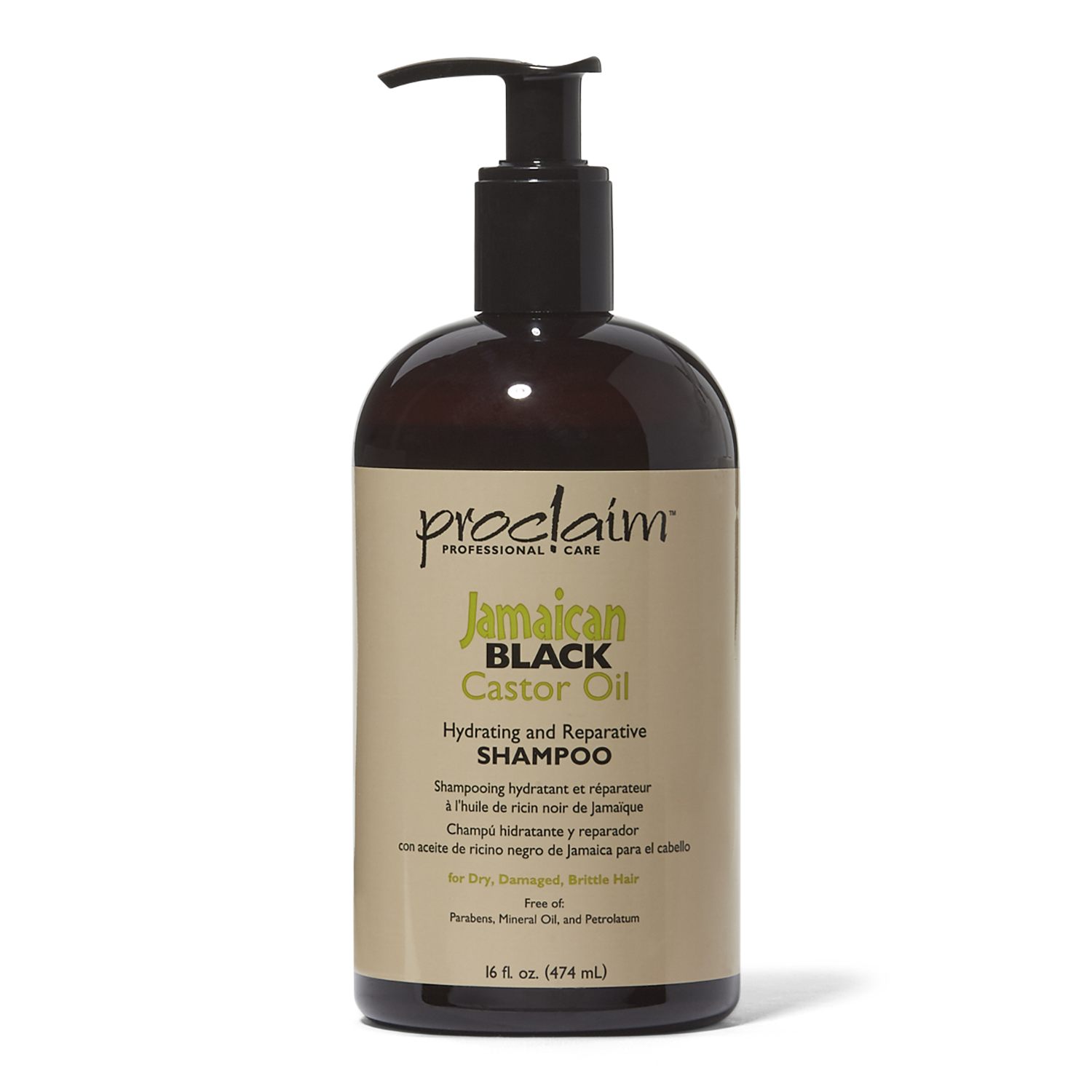 Proclaim Jamaican Black Castor Oil Shampoo 16 Oz