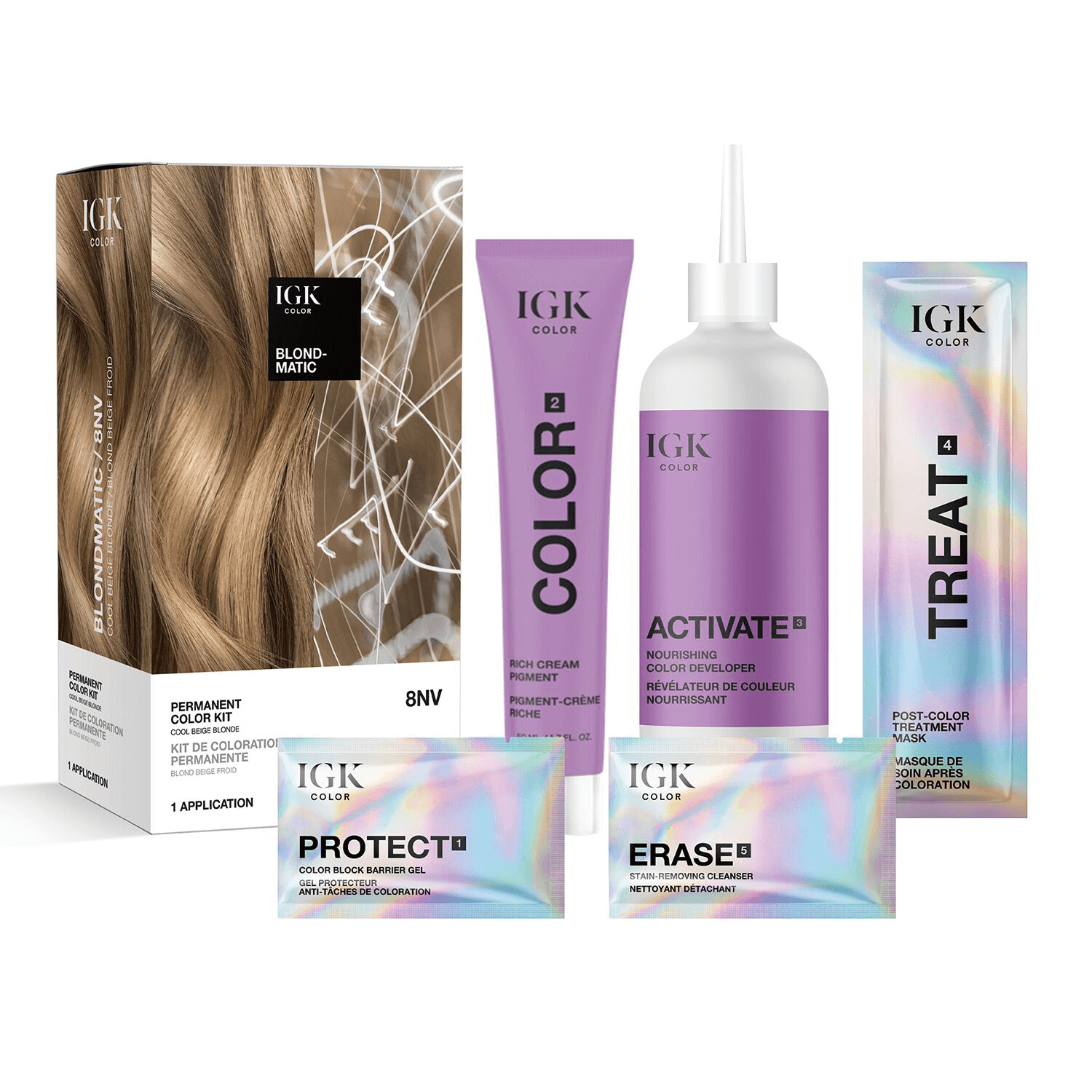 IGK Blondmatic Permanent Color Kit