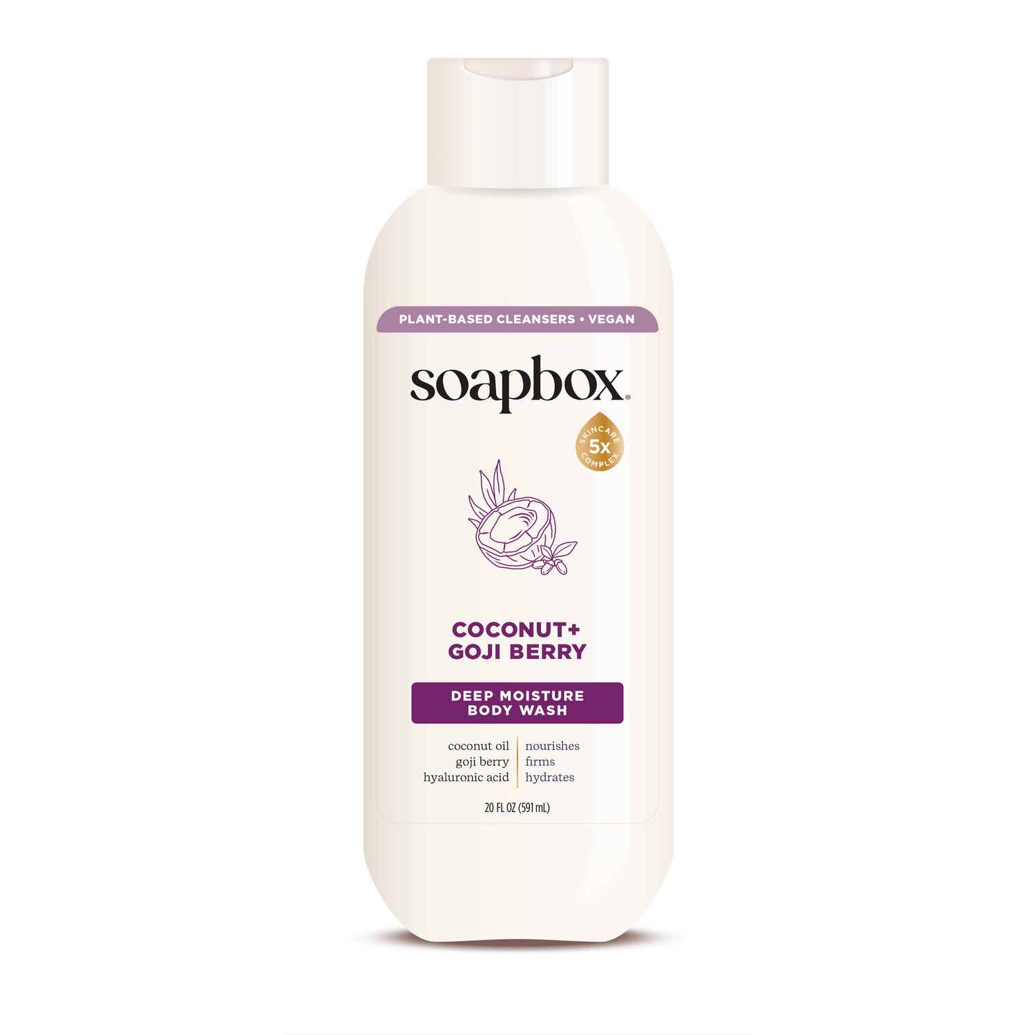Soapbox Coconut + Goji Berry Nourishing Body Wash
