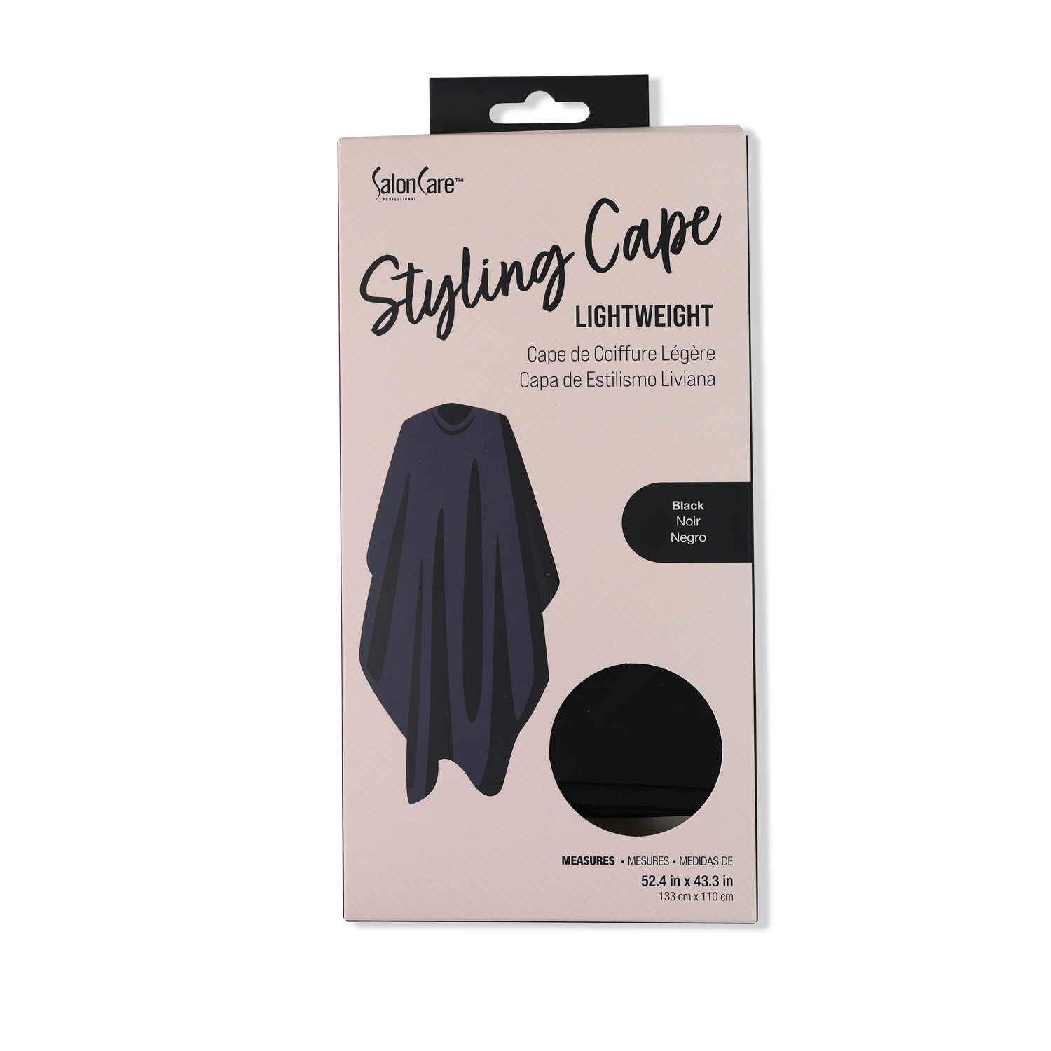 Salon Care Styling Cape Black each