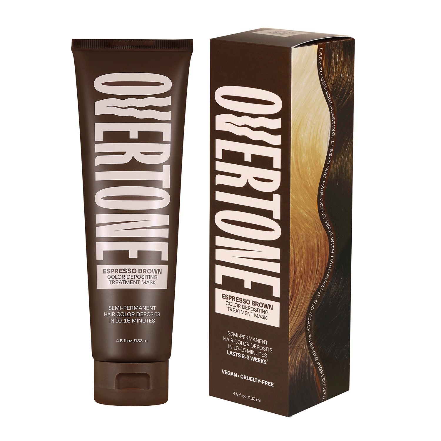 Overtone Color Depositing Treatment Mask Espresso Brown