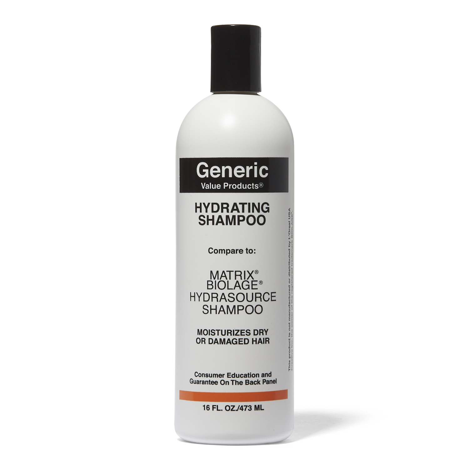 Generic Value Products Hydrating Shampoo Compare to Matrix Biolage Hydrating Shampoo 16 Oz