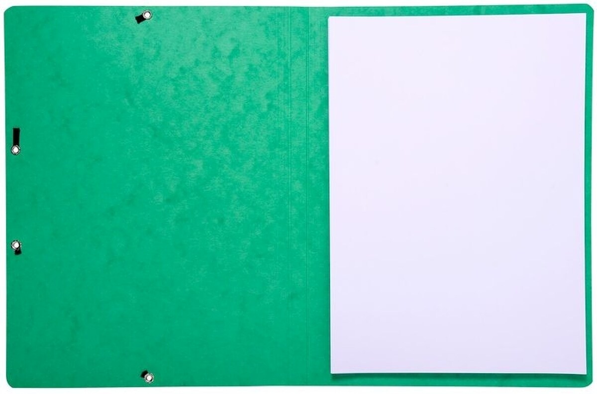 Exacompta Eckspannmappe aus Manila-Karton 355g/qm, für Format DIN A4 Image