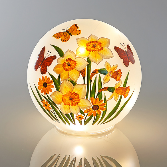 LED-Kugel ""Narzissen"" Ø 15 cm Eldo