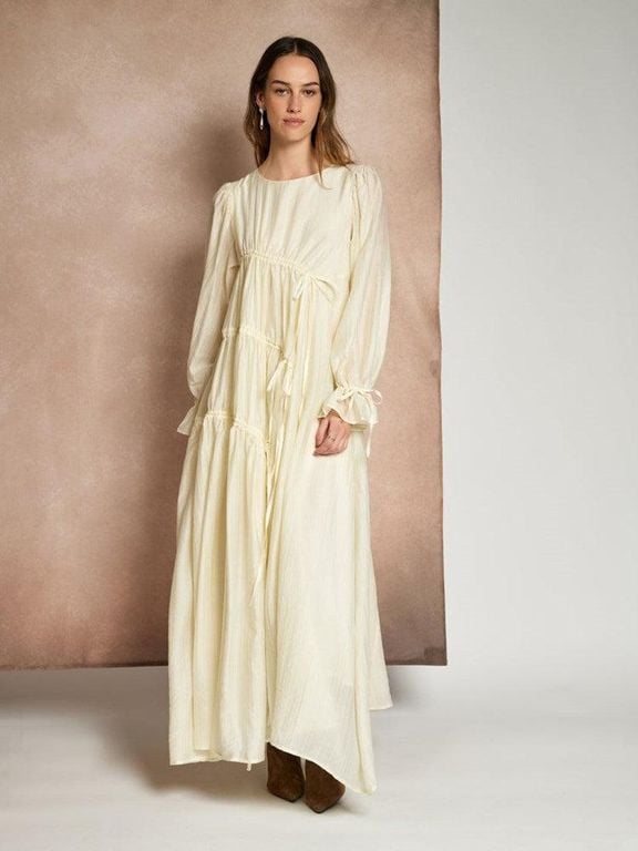 Cala de la Cruz | Ornella Ruched Jersey Maxi Dress | Realry