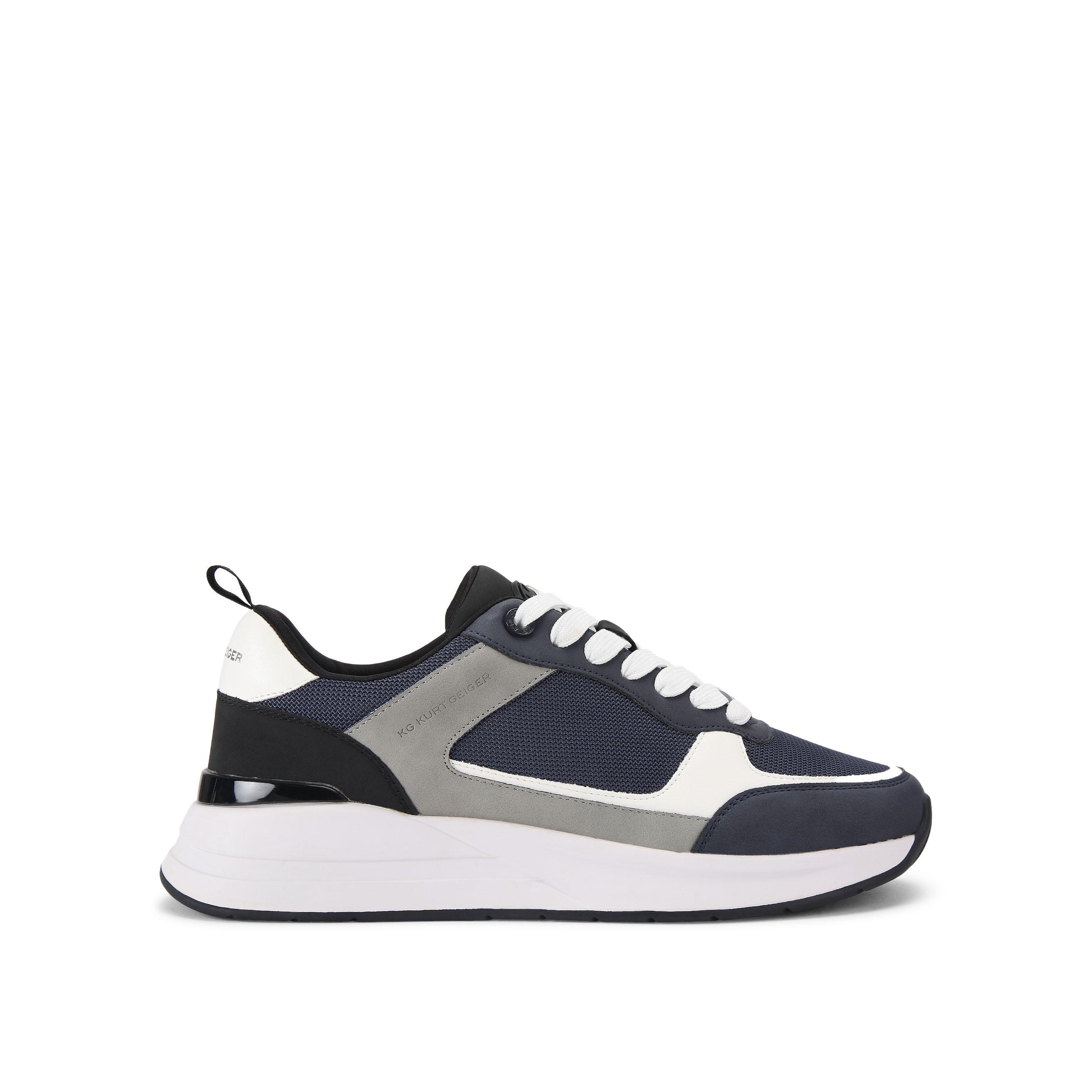 KG Kurt Geiger Mens Jesse Sneakers - Blue - Size UK 7 | KG Kurt Geiger Sale | Discount Designer Brands