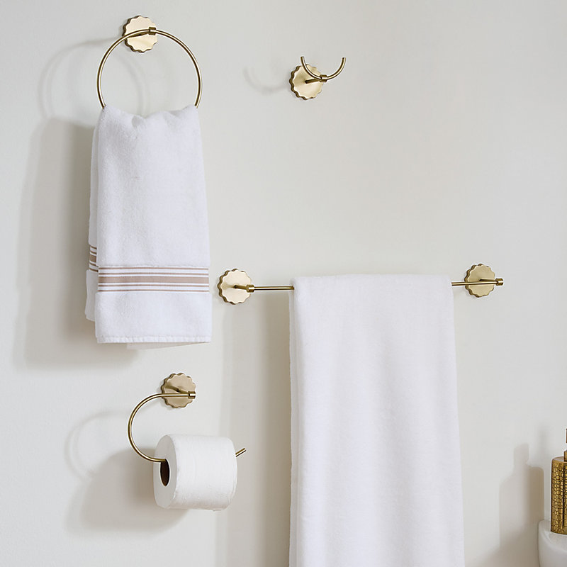 Scalloped Bath Hardware - Toilet Paper Holder - Ballard Designs