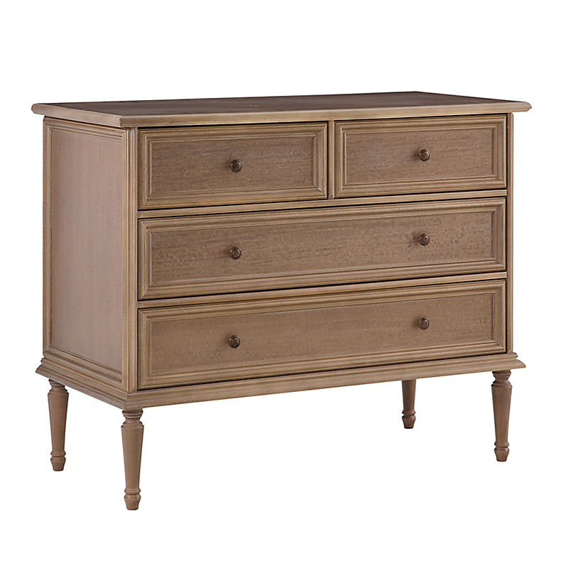 Casa Florentina Emile 4-Drawer Chest - Warm Natural - Ballard Designs