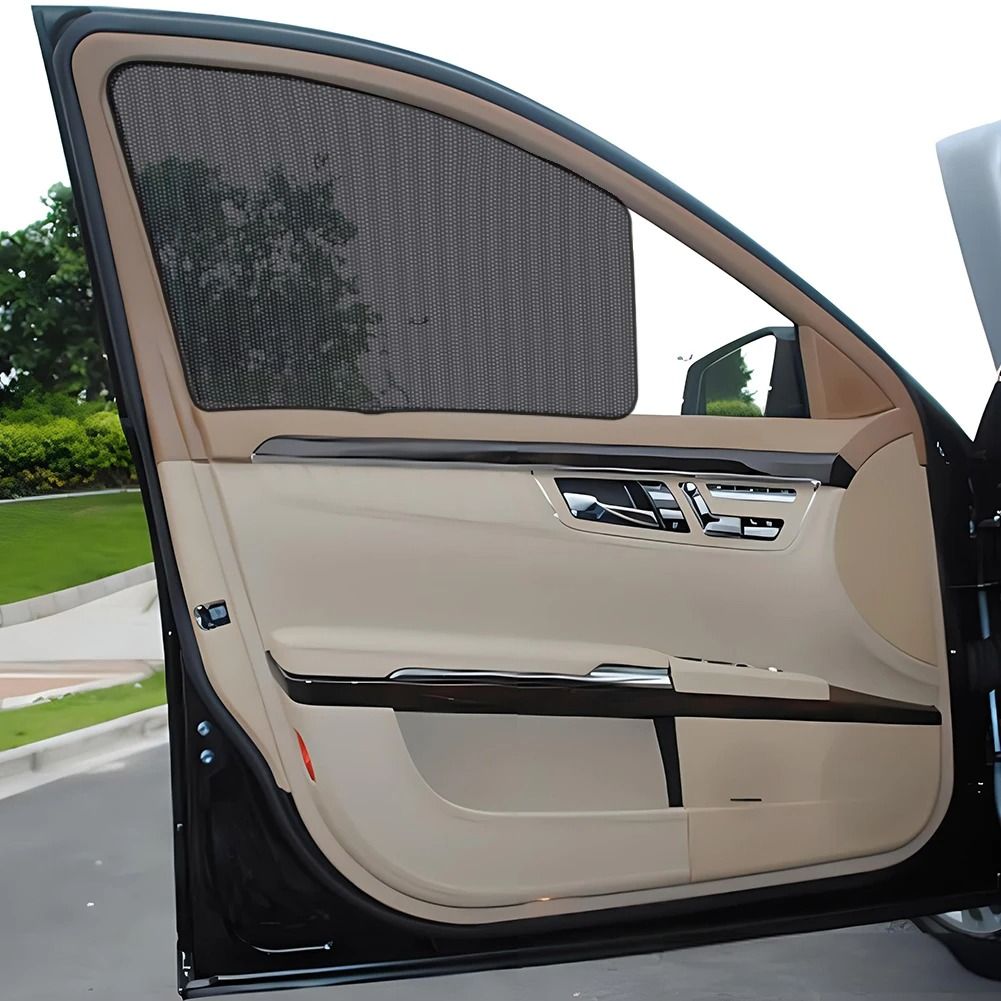 Magnetic Car Window Sun Shade UV Protection Auto Side Window Sunshade Cover front
