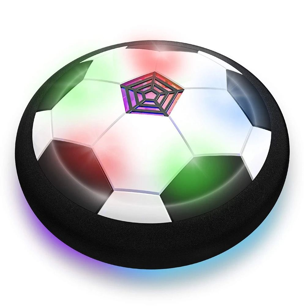 LED Hover Soccer Ball Indoor Air Power Football Toy For Kids Training And Play football Goal