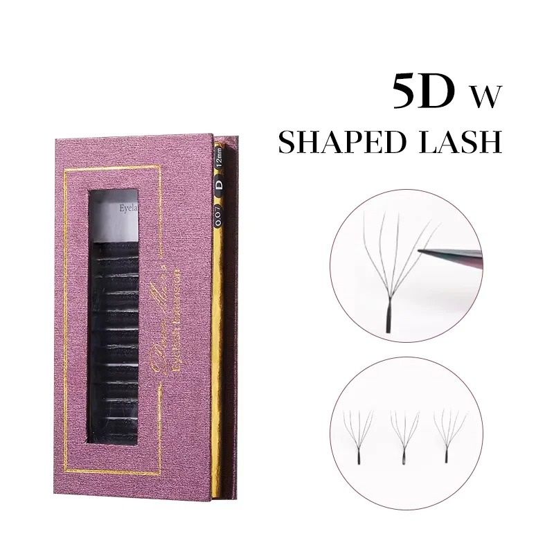 Volume Enhancing W Shaped Precision Eyelash Series brown 0.39 In 0.003 In