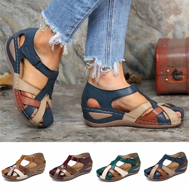 Women Lightweight Summer Sandals Comfortable Casual Beach Shoes For Indoor & Outdoor Wear blue 43 (us 11)