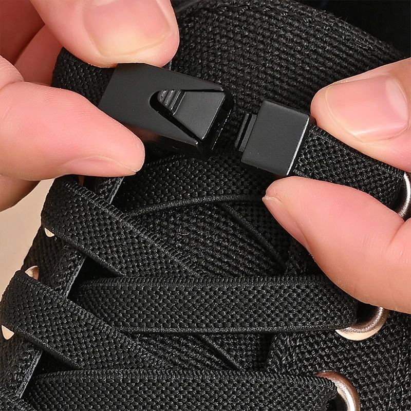 Press Lock No Tie Elastic Shoelaces candy 39.37 In
