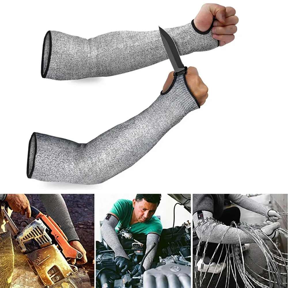 Level Cut Resistant Arm Sleeves Puncture Proof & Breathable Safety Gloves For Household Protection m 1pcs
