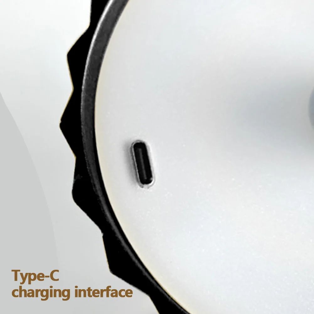 Premium Wireless Bottle Lamp Rechargeable 3 Color Portable LED Table Lamp With Touch Dimming black C